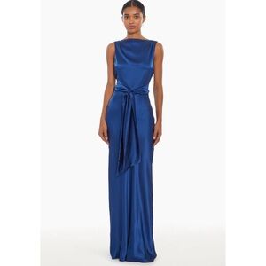 Amanda Uprichard Rosemary Silk Maxi in Emerson